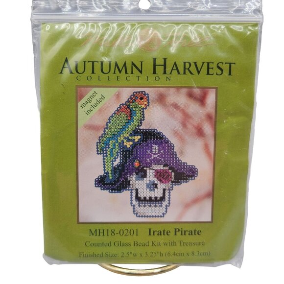 Mill Hill Glass Bead Kits Autumn Harvest Collection New Beading Kits Set of 3 - Picture 3 of 5